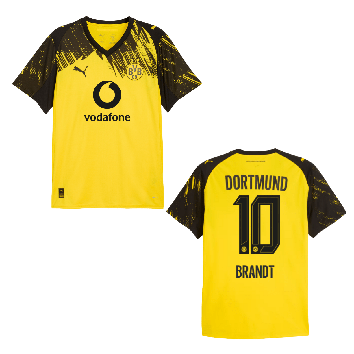 BVB BORUSSIA DORTMUND AUTHENTIC Trikot Home Herren 25 / 26 - BRANDT 10 - sportiger.de