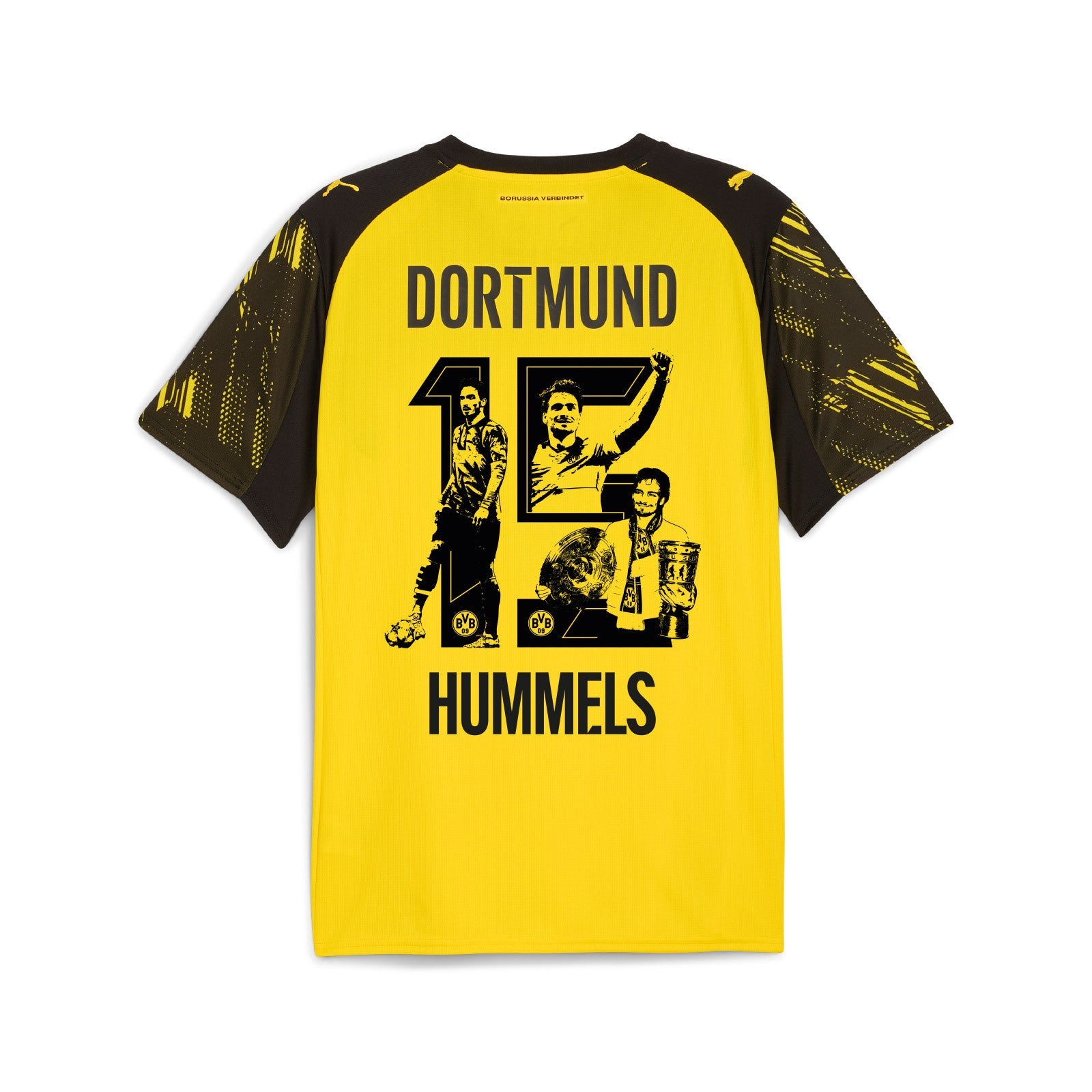 BVB BORUSSIA DORTMUND AUTHENTIC Trikot Home Herren 25 / 26 - HUMMELS 15 (Abschiedsflock) - sportiger.de