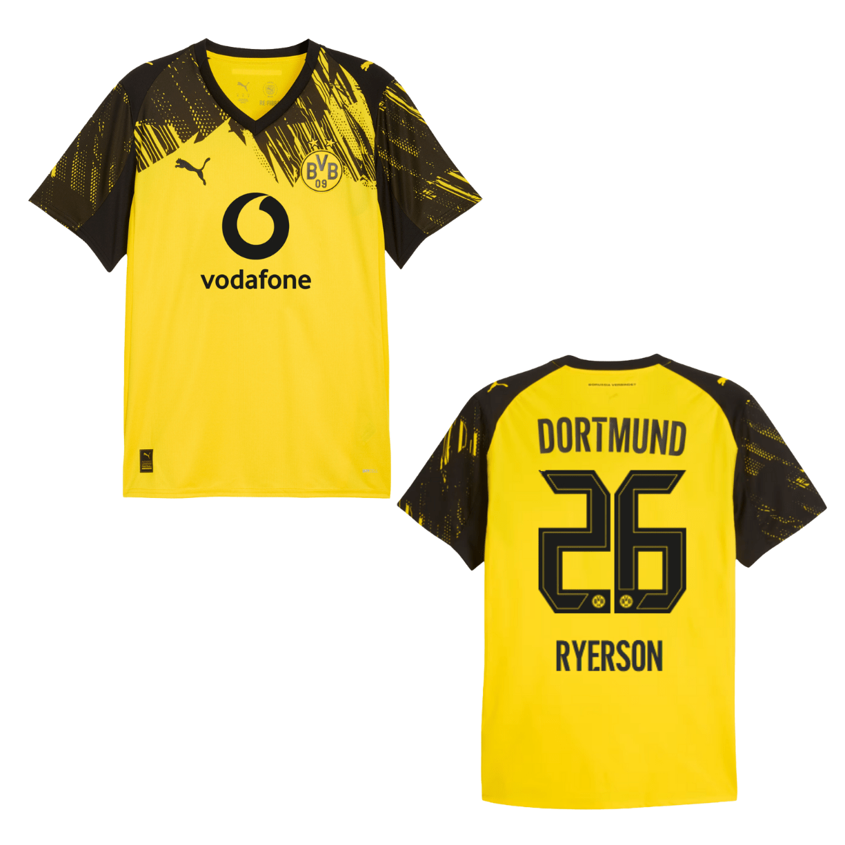 BVB BORUSSIA DORTMUND AUTHENTIC Trikot Home Herren 25 / 26 - RYERSON 26 - sportiger.de