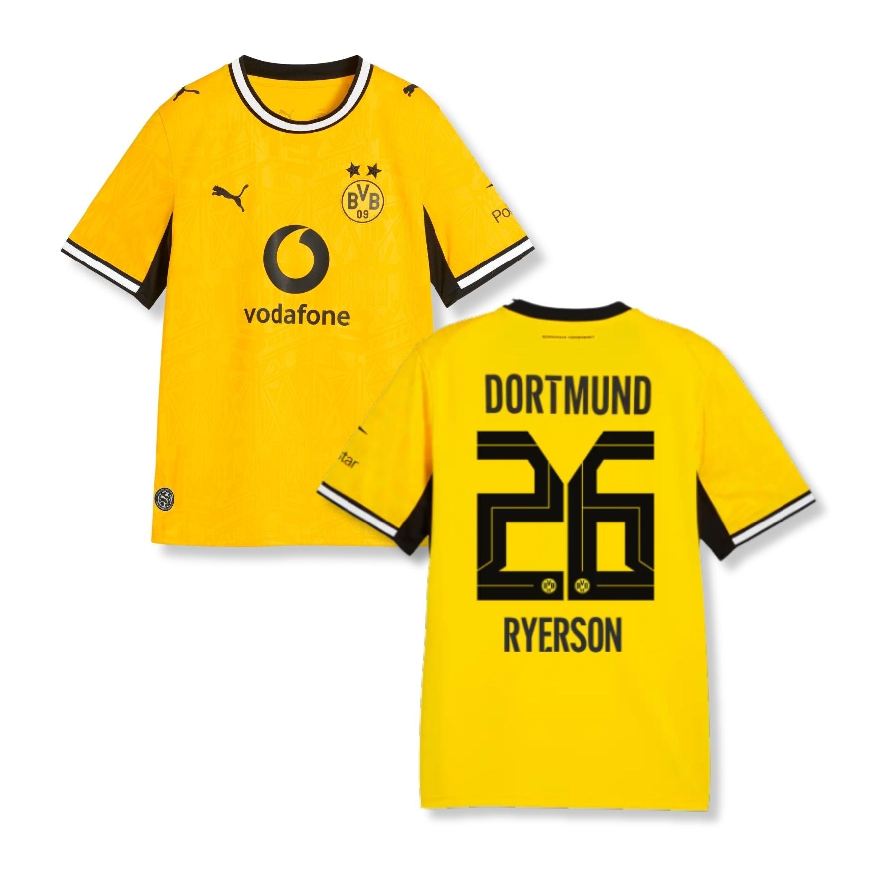 BVB BORUSSIA DORTMUND AUTHENTIC Trikot Home Herren 26 / 27 - RYERSON 26 - sportiger.de