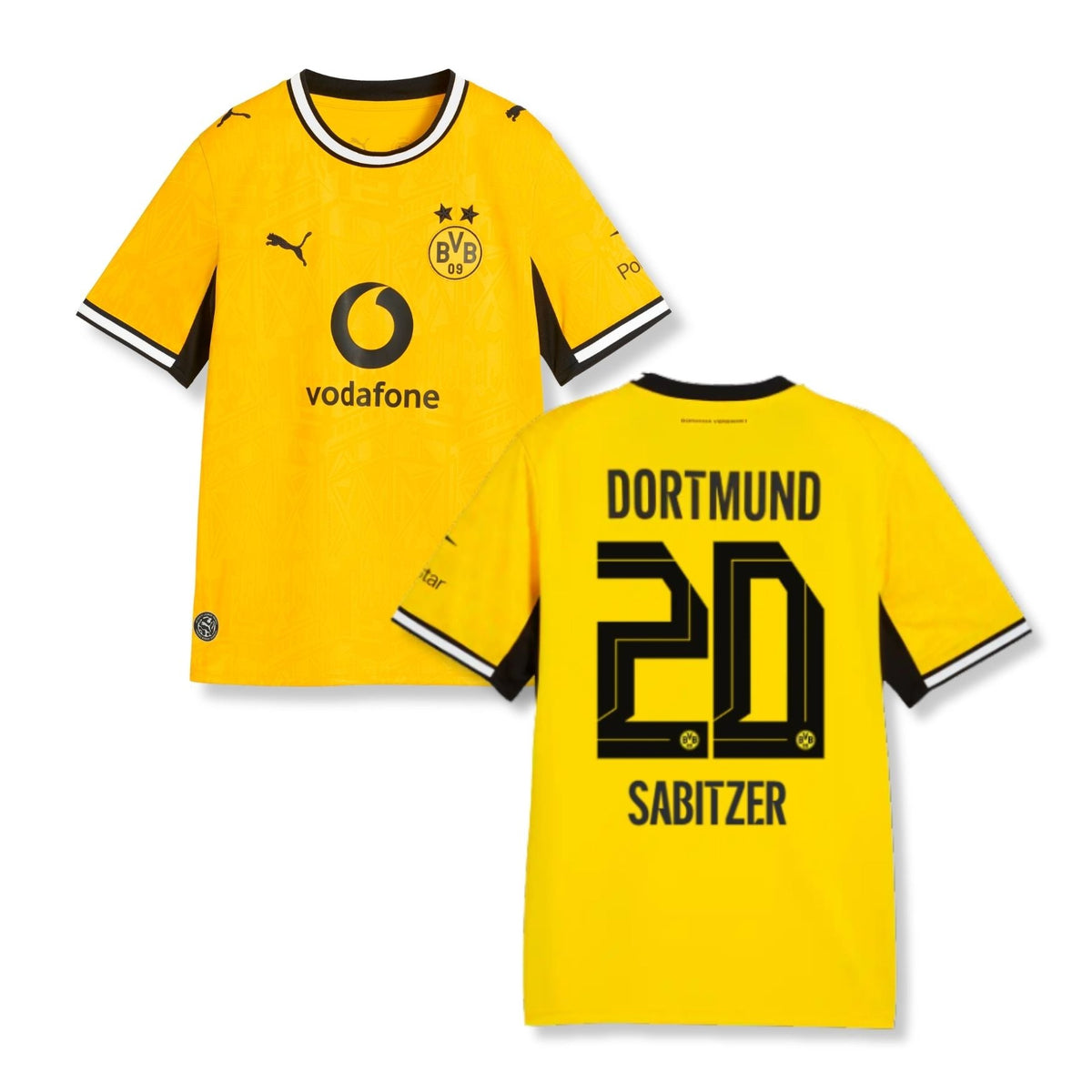 BVB BORUSSIA DORTMUND AUTHENTIC Maillot Domicile Homme 26 / 27 - SABITZER 20 - sportiger.de