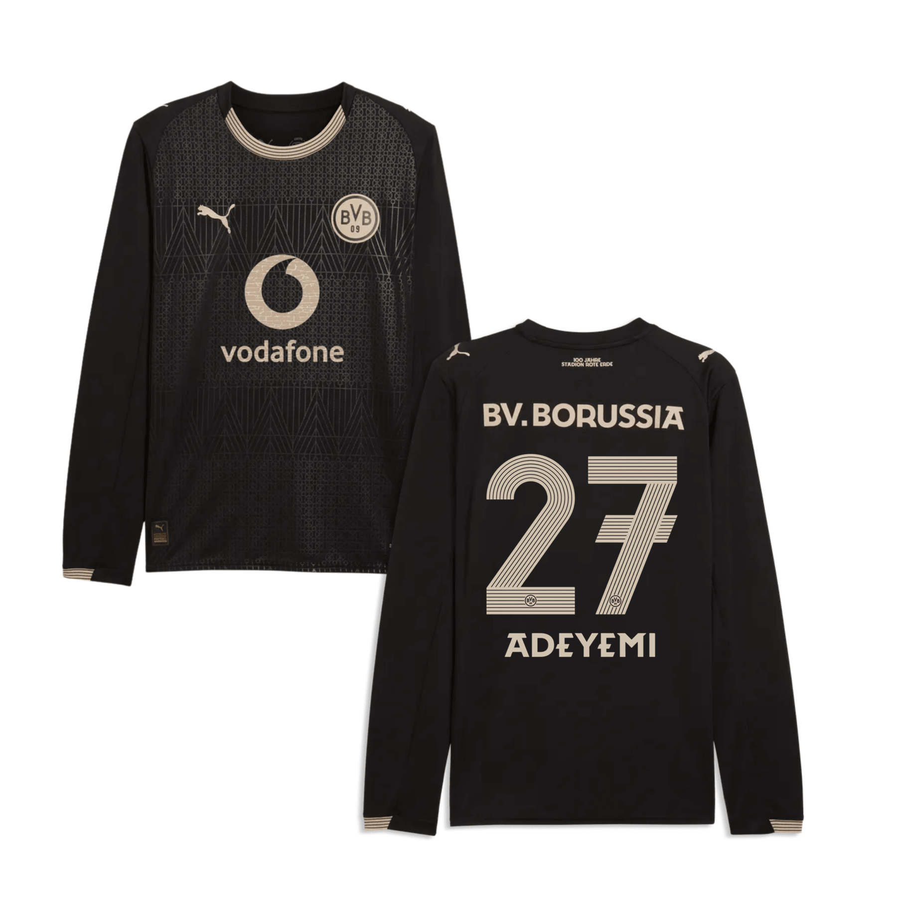 BVB BORUSSIA DORTMUND Sondertrikot Herren langarm 25 / 26 - ADEYEMI 27 - sportiger.de