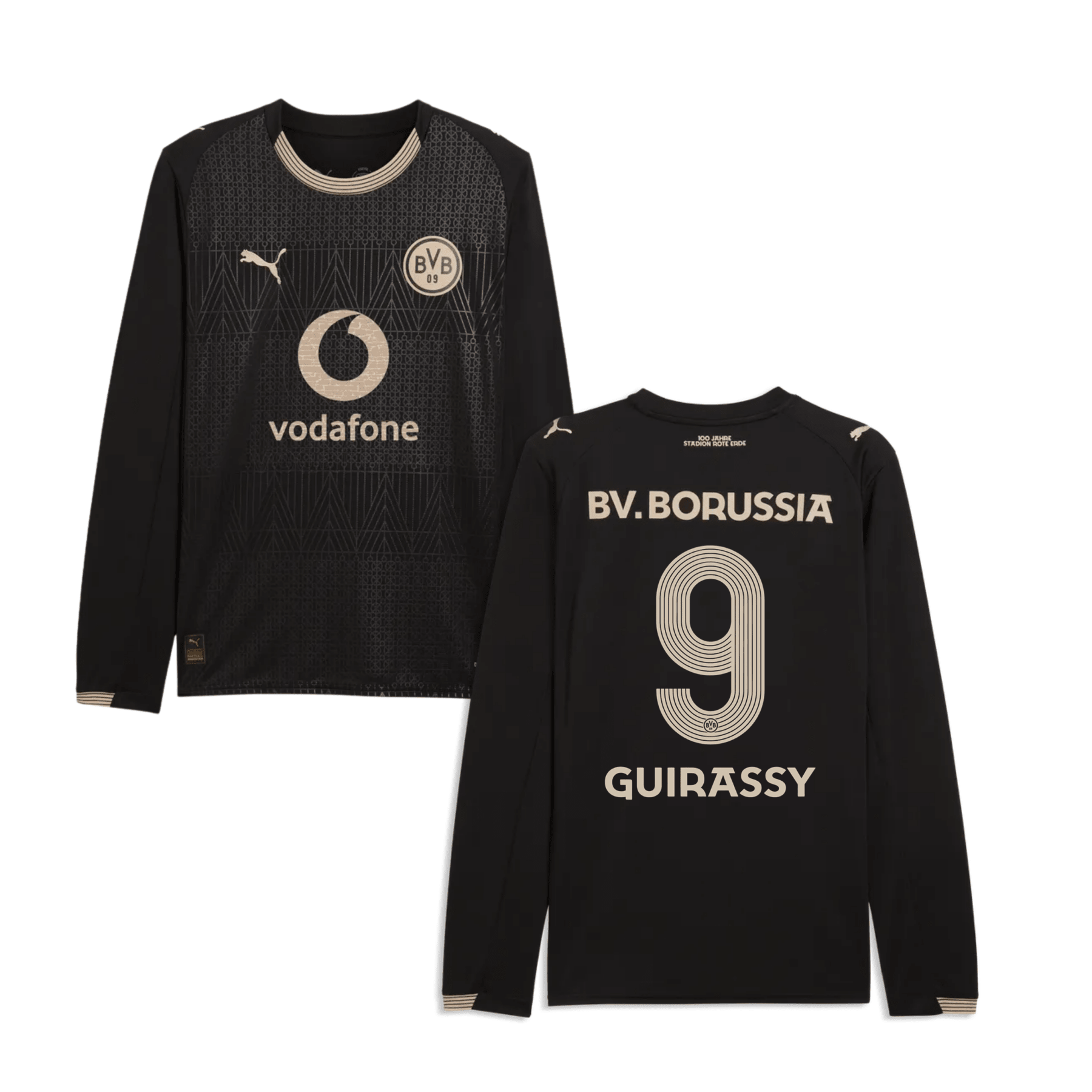 BVB BORUSSIA DORTMUND Sondertrikot Herren langarm 25 / 26 - GUIRASSY 9 - sportiger.de