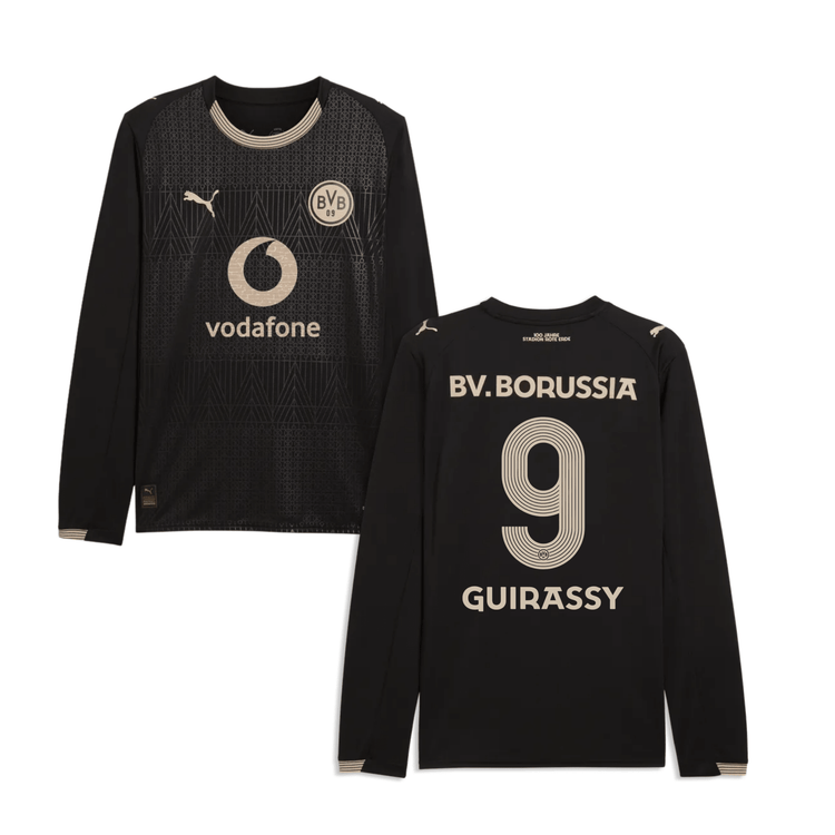 BVB BORUSSIA DORTMUND Sondertrikot Herren langarm 25 / 26 - GUIRASSY 9 - sportiger.de