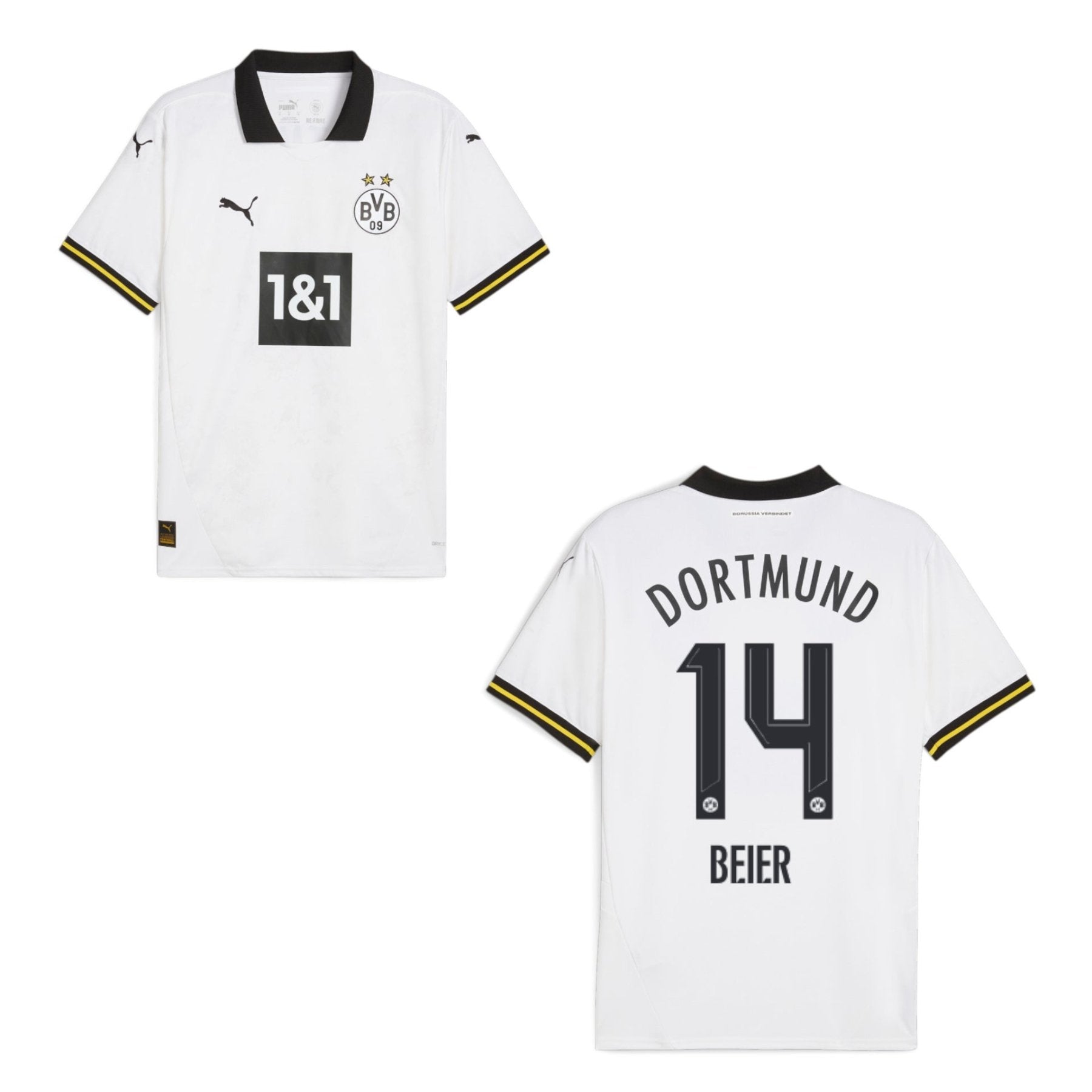 BVB BORUSSIA DORTMUND Trikot 3rd Herren 24 / 25 - BEIER 14 - sportiger.de