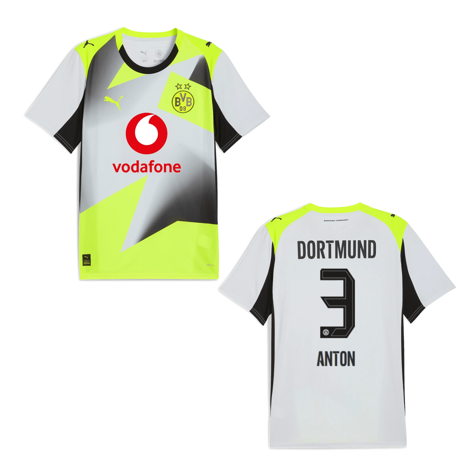 BVB BORUSSIA DORTMUND Trikot Away Frauen 25 / 26 - ANTON 3 - sportiger.de