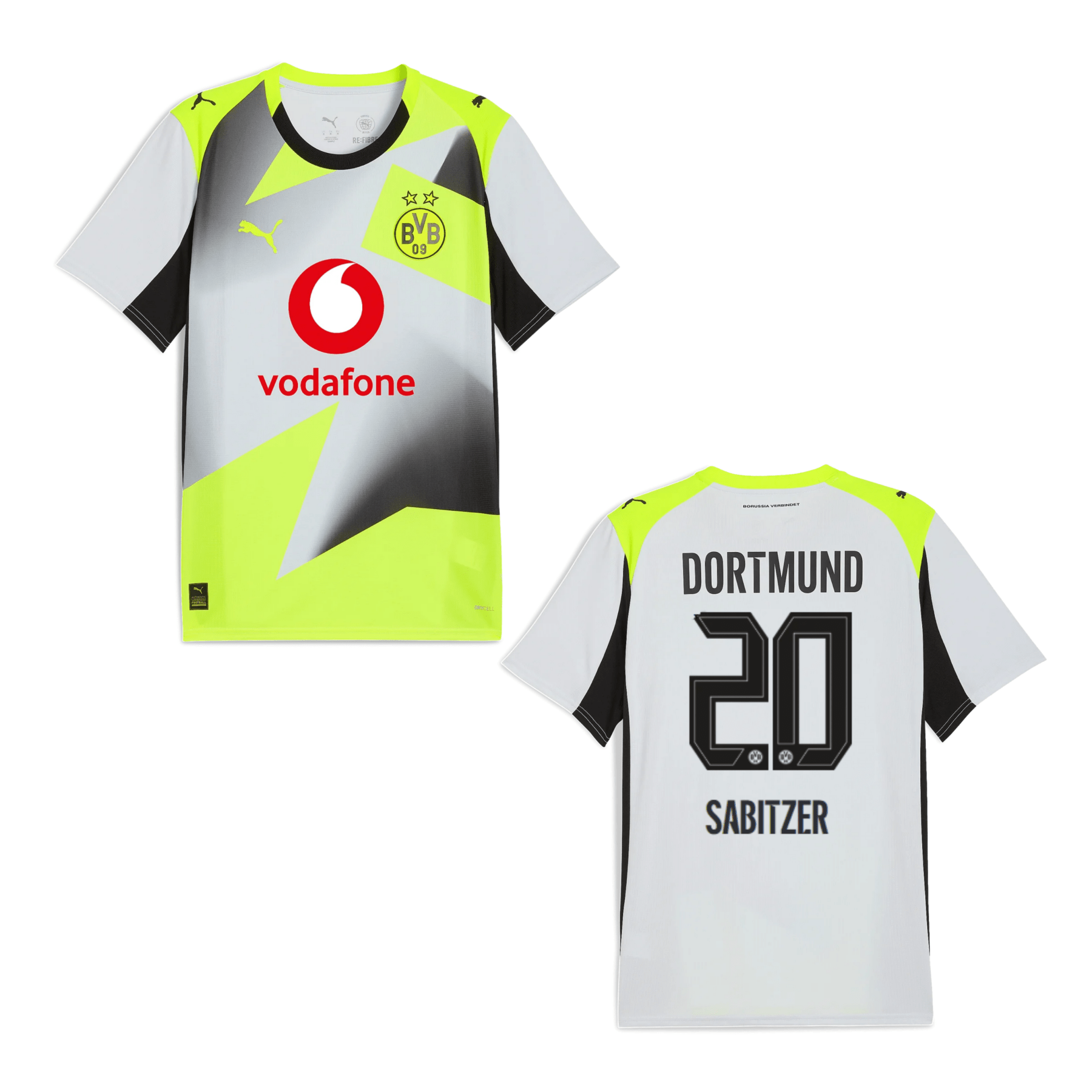 BVB BORUSSIA DORTMUND Trikot Away Frauen 25 / 26 - SABITZER 20 - sportiger.de