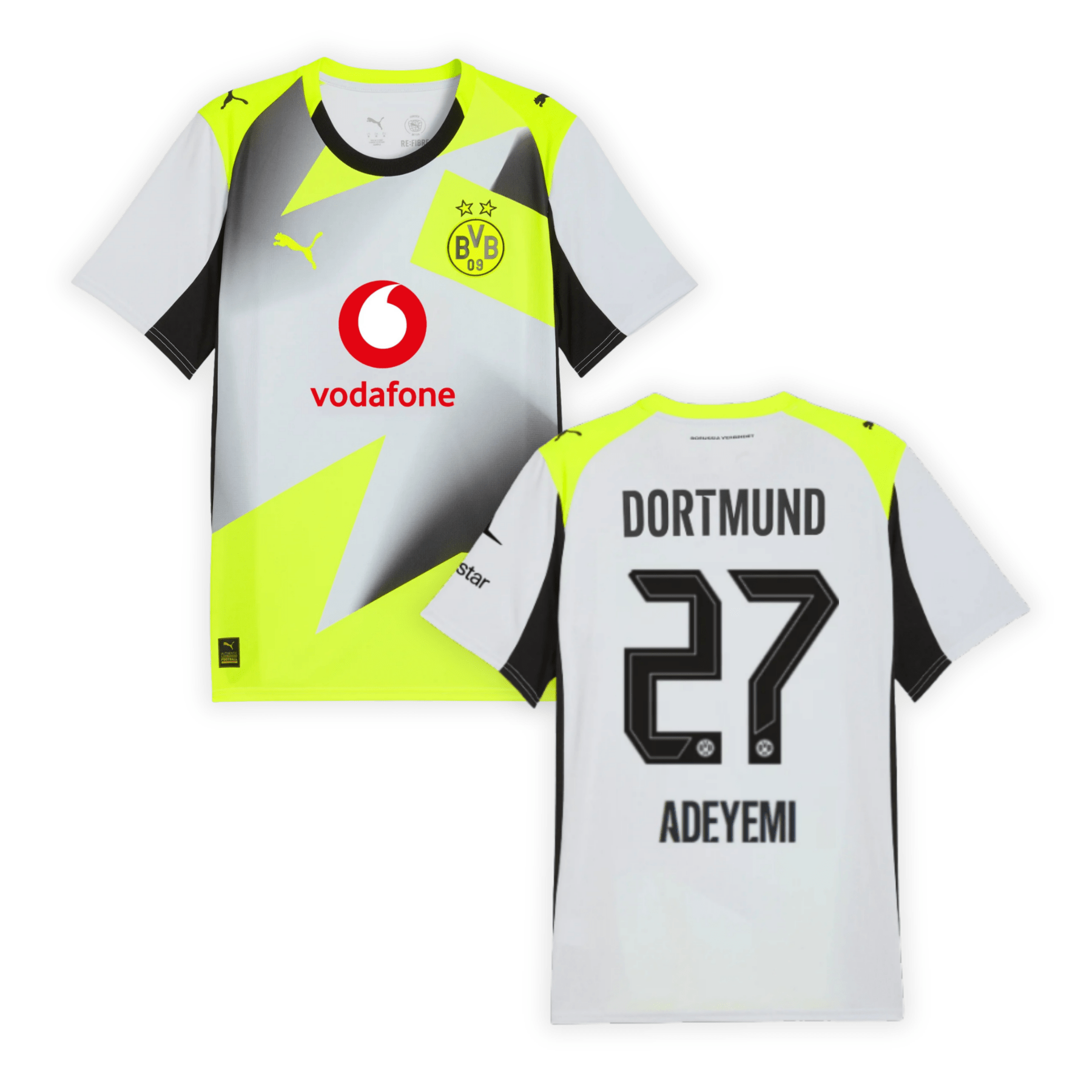 BVB BORUSSIA DORTMUND Trikot Away Herren 25 / 26 - ADEYEMI 27 - sportiger.de