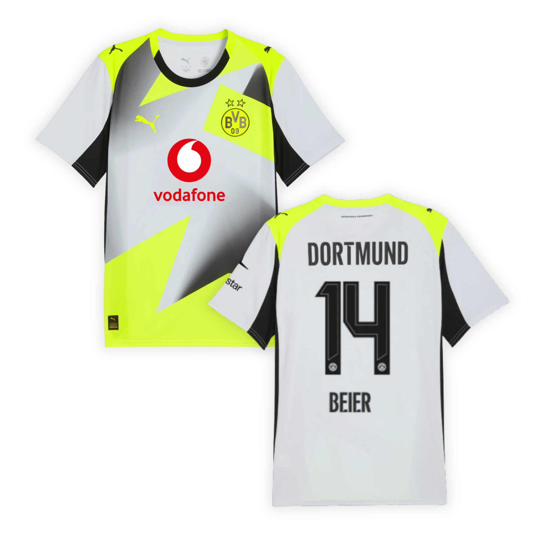 BVB BORUSSIA DORTMUND Trikot Away Herren 25 / 26 - BEIER 14 - sportiger.de