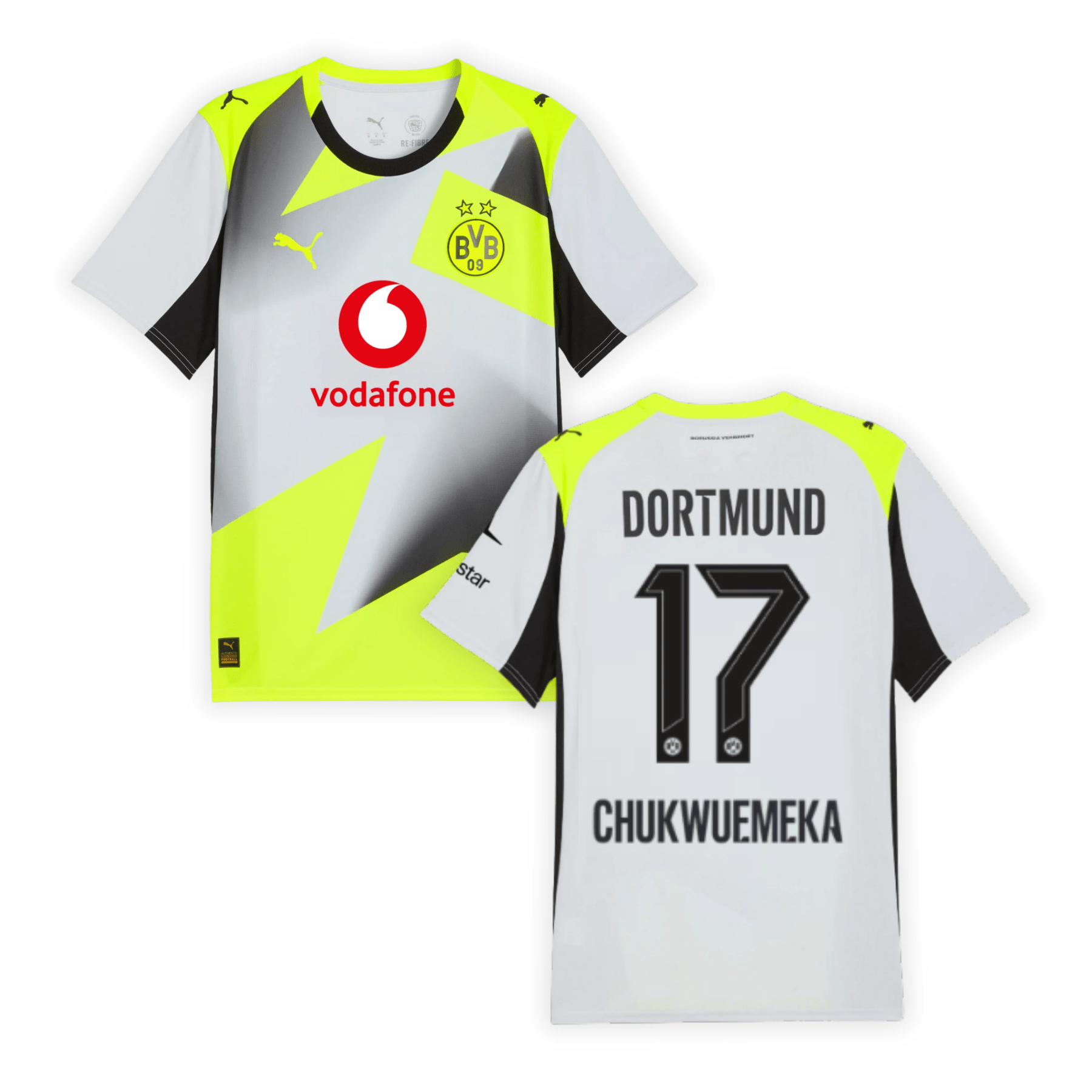 BVB BORUSSIA DORTMUND Trikot Away Herren 25 / 26 - CHUKWUEMEKA 17 - sportiger.de