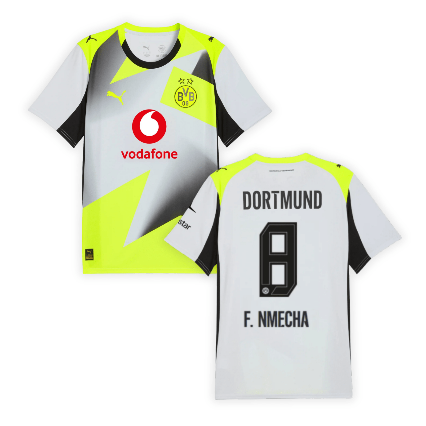BVB BORUSSIA DORTMUND Trikot Away Herren 25 / 26 - F. NMECHA 8 - sportiger.de