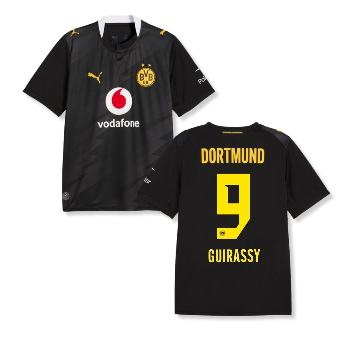 Maillot extérieur BVB BORUSSIA DORTMUND Hommes 26 / 27 - GUIRASSY 9 - sportiger.de