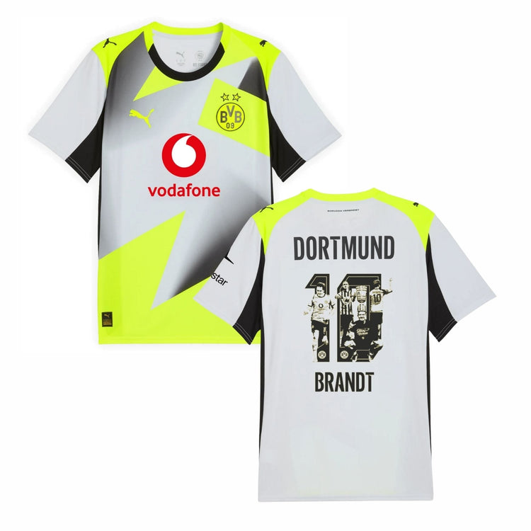 BVB BORUSSIA DORTMUND Trikot Away Kinder 25 / 26 - BRANDT 10 (Abschiedsflock) - sportiger.de