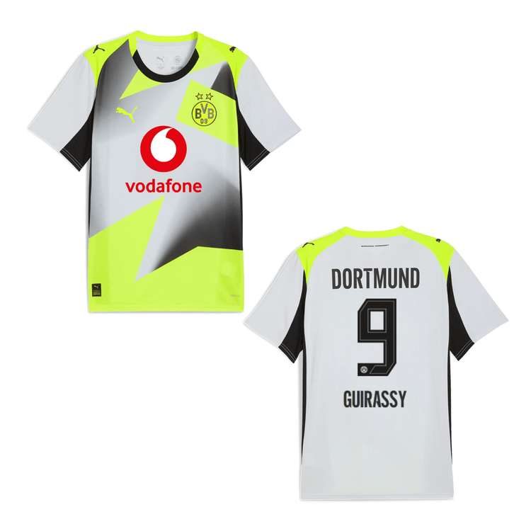 BVB BORUSSIA DORTMUND Trikot Away Kinder 25 / 26 - GUIRASSY 9 - sportiger.de