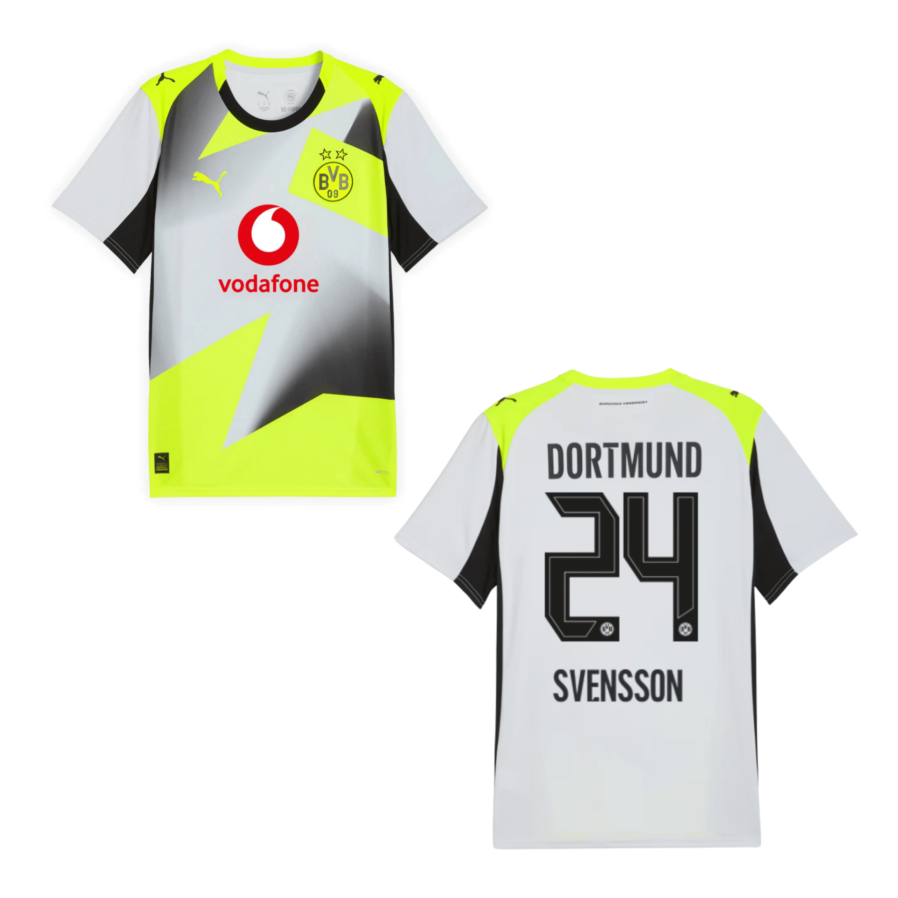 BVB BORUSSIA DORTMUND Trikot Away Kinder 25 / 26 - SVENSSON 24 - sportiger.de