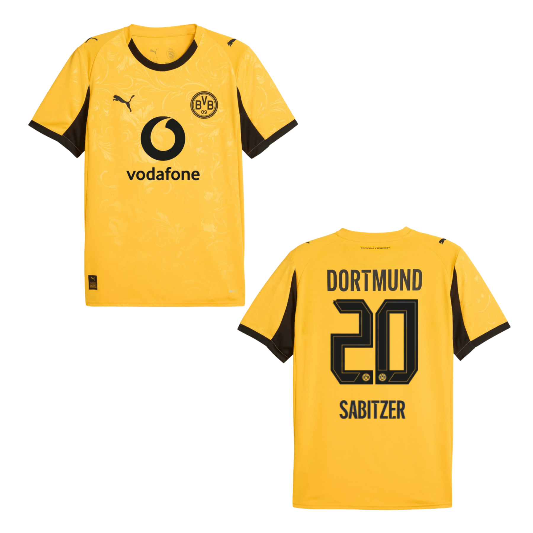 BVB BORUSSIA DORTMUND Trikot Cup Frauen 25 / 26 - SABITZER 20 - sportiger.de