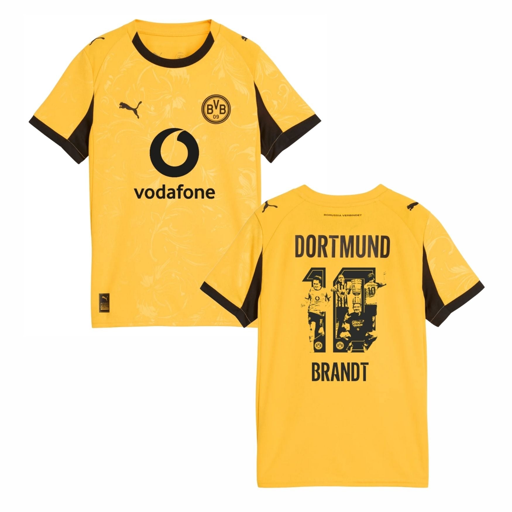 BVB BORUSSIA DORTMUND Trikot Cup Herren 25 / 26 - BRANDT 10 (Abschiedsflock) - sportiger.de