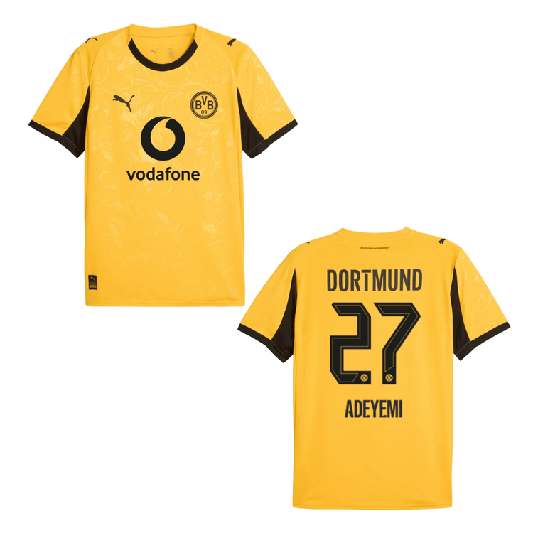 BVB BORUSSIA DORTMUND Trikot Cup Kinder 25 / 26 - ADEYEMI 27 - sportiger.de