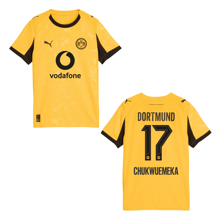 BVB BORUSSIA DORTMUND Trikot Cup Kinder 25 / 26 - CHUKWUEMEKA 17 - sportiger.de