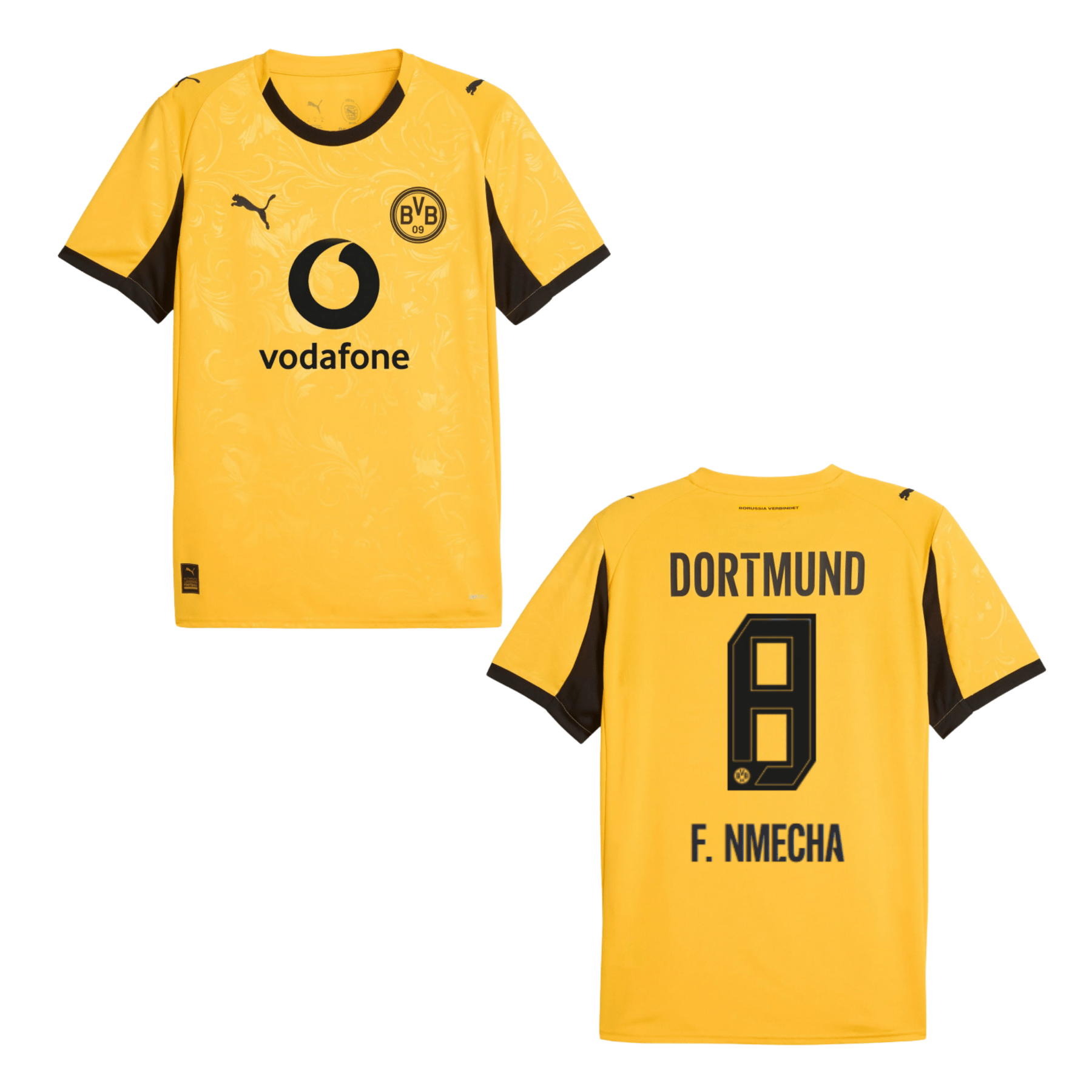 BVB BORUSSIA DORTMUND Trikot Cup Kinder 25 / 26 - F. NMECHA 8 - sportiger.de