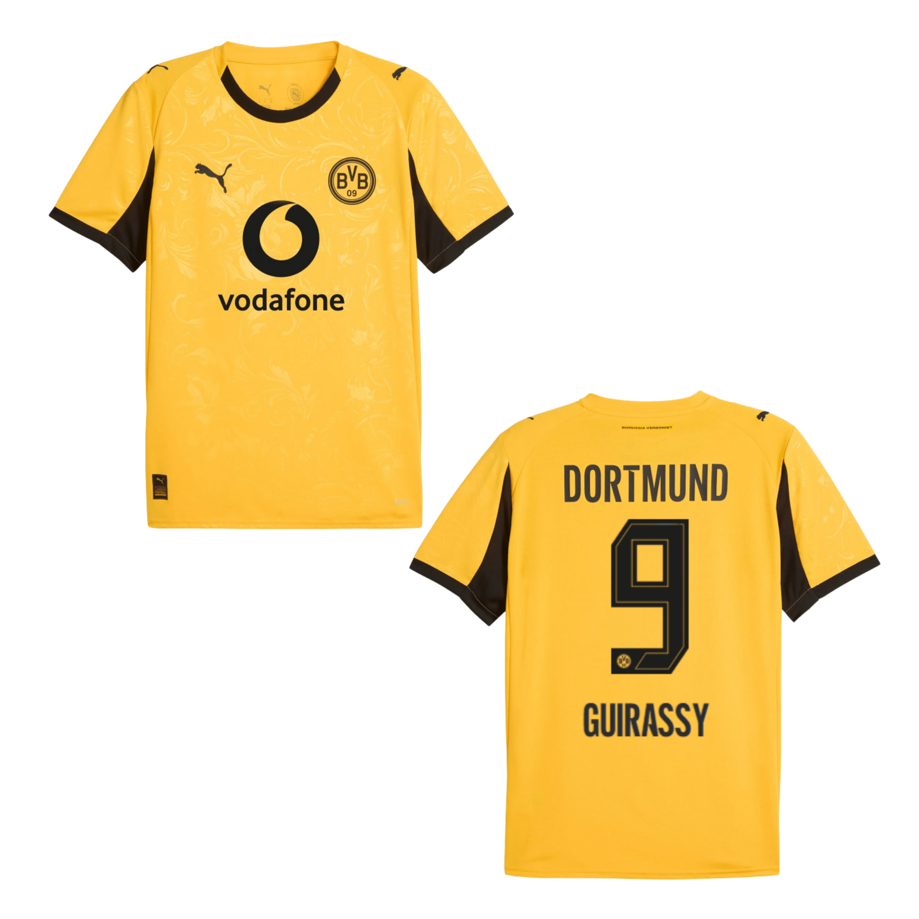BVB BORUSSIA DORTMUND Trikot Cup Kinder 25 / 26 - GUIRASSY 9 - sportiger.de