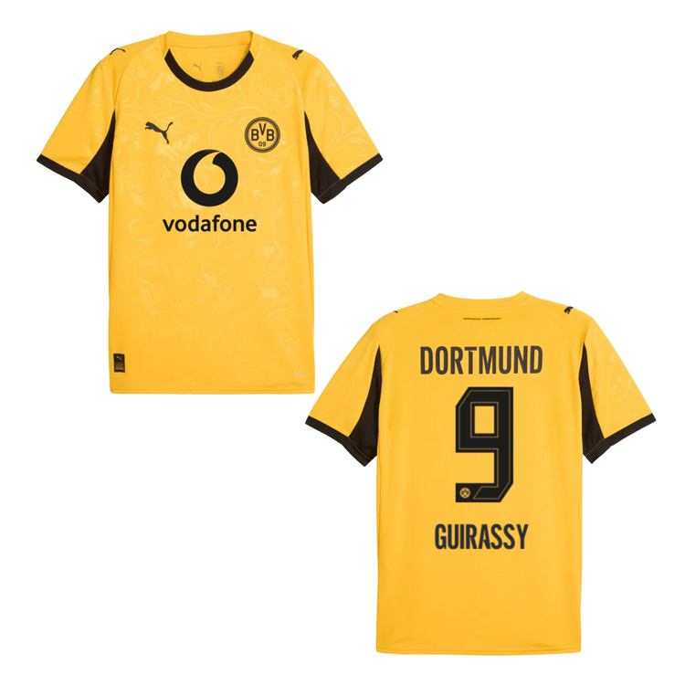 BVB BORUSSIA DORTMUND Trikot Cup Kinder 25 / 26 - GUIRASSY 9 - sportiger.de