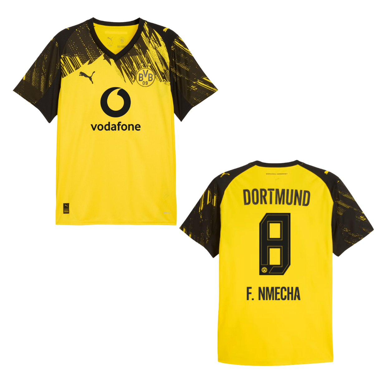 BVB BORUSSIA DORTMUND Trikot Home Herren 25 / 26 - F. NMECHA 8 - sportiger.de