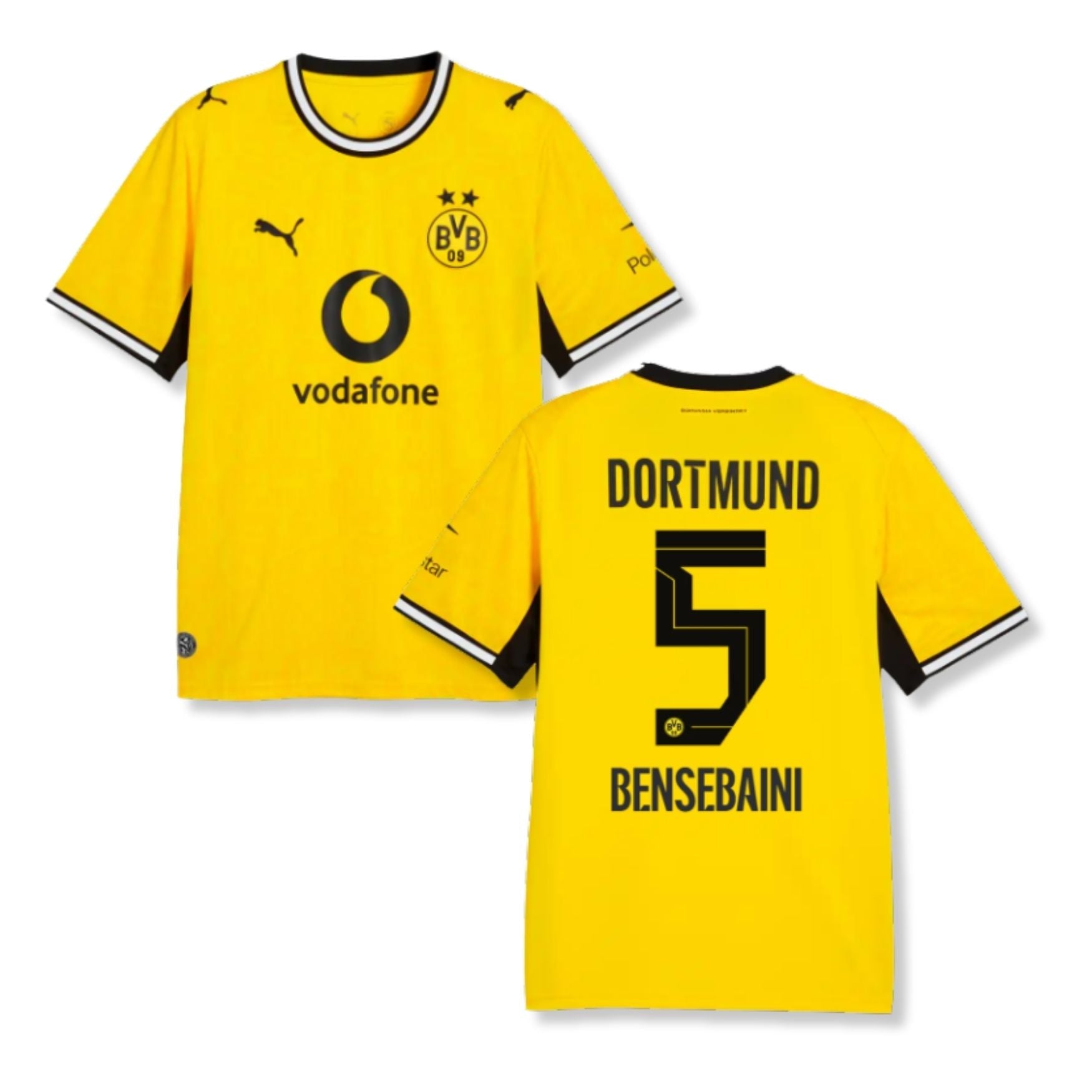 BVB BORUSSIA DORTMUND Trikot Home Herren 26 / 27 - BENSEBAINI 5 - sportiger.de