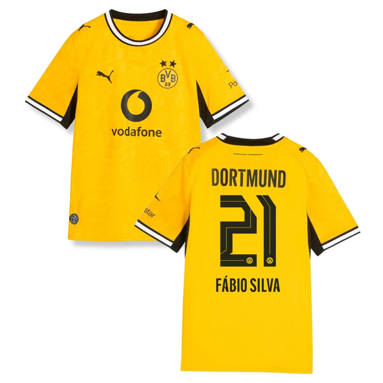 BVB BORUSSIA DORTMUND Trikot Home Herren 26 / 27 - FÁBIO SILVA 21 - sportiger.de