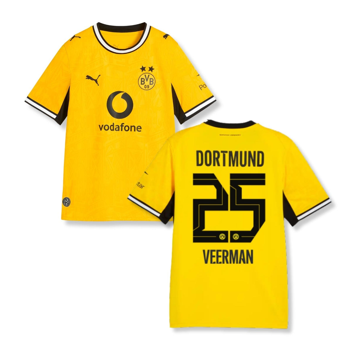 BVB BORUSSIA DORTMUND Maillot Domicile Homme 26 / 27 - VEERMAN 25 - sportiger.de