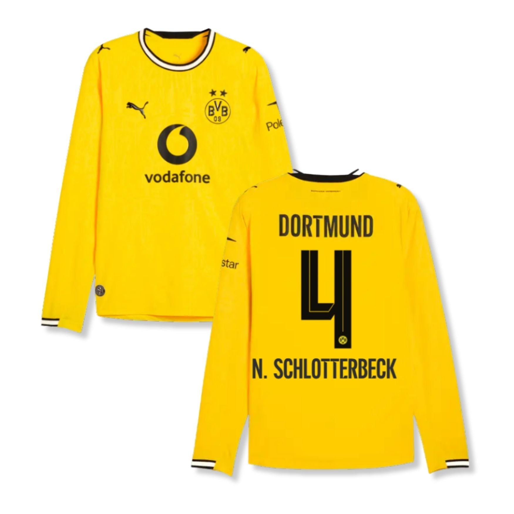 Camiseta BVB BORUSSIA DORTMUND Home manga larga 26 / 27 - N. SCHLOTTERBECK 4 - sportiger.de