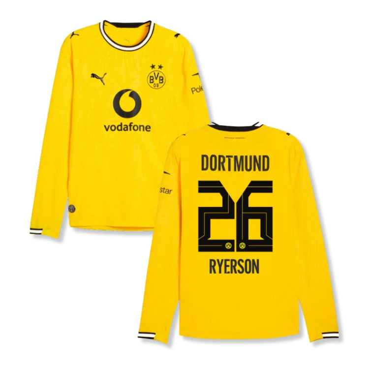 Camiseta BVB BORUSSIA DORTMUND local hombres manga larga 26 / 27 - RYERSON 26 - sportiger.de
