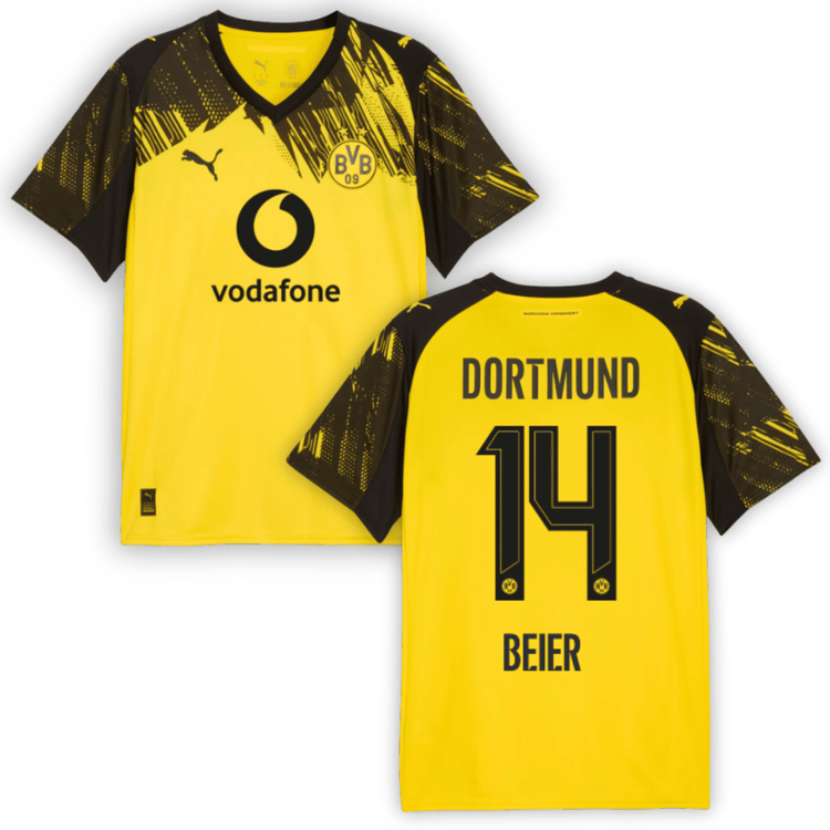 BVB BORUSSIA DORTMUND Trikot Home Kinder 25 / 26 - BEIER 14 - sportiger.de