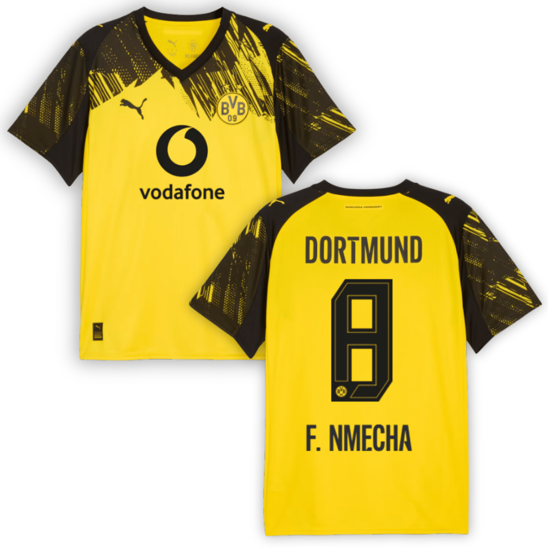 BVB BORUSSIA DORTMUND Trikot Home Kinder 25 / 26 - F. NMECHA 8 - sportiger.de