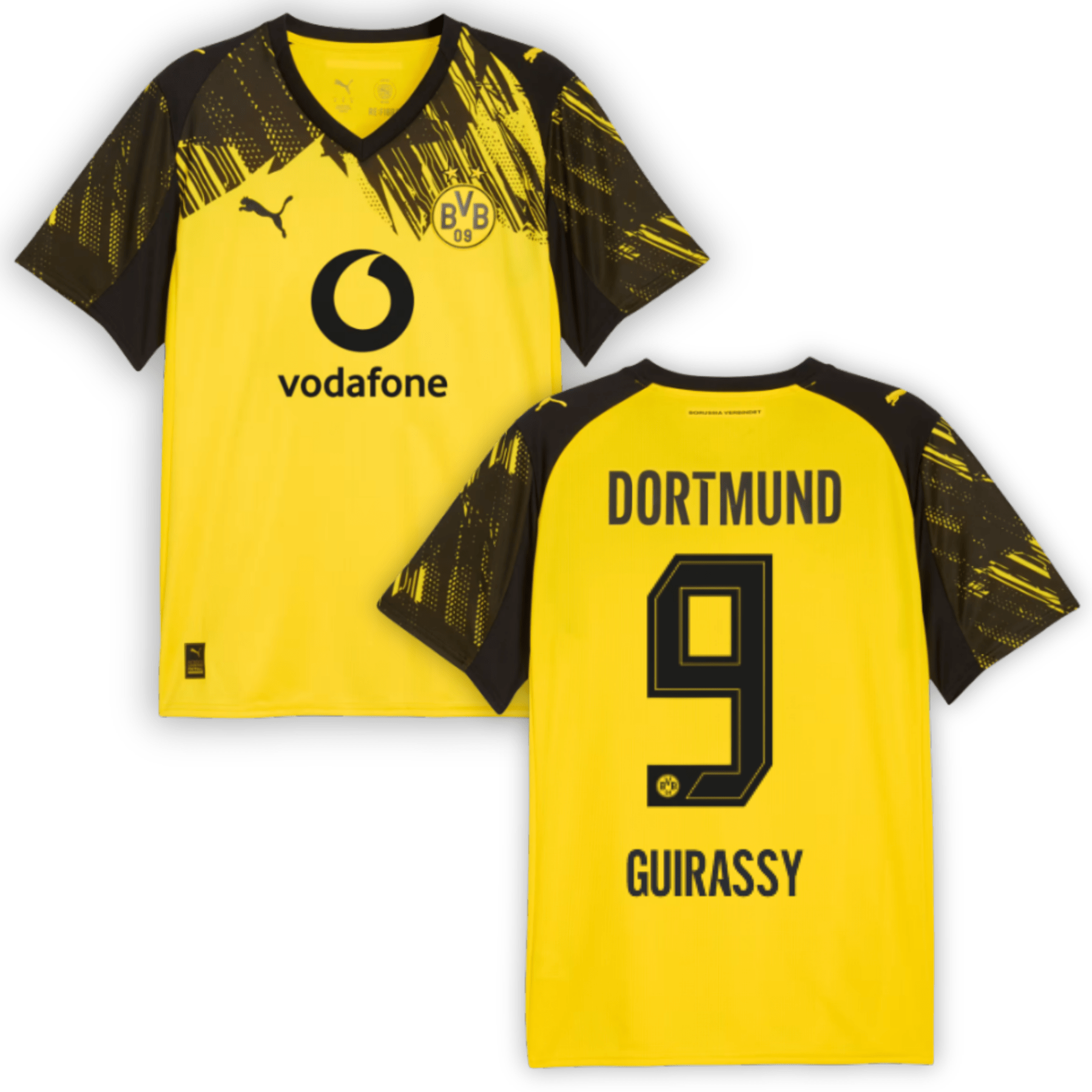 BVB BORUSSIA DORTMUND Trikot Home Kinder 25 / 26 - GUIRASSY 9 - sportiger.de