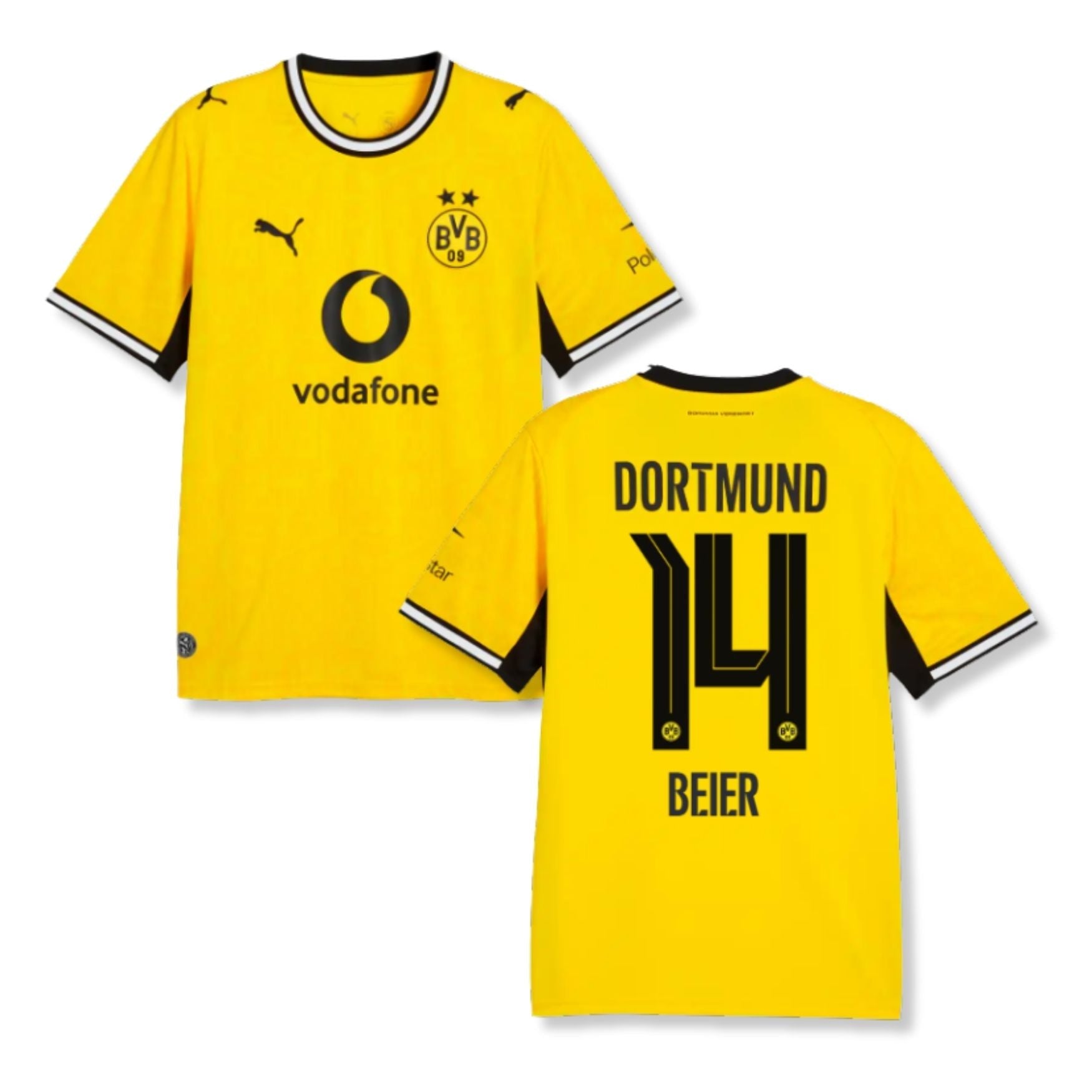 BVB BORUSSIA DORTMUND Trikot Home Kinder 26 / 27 - BEIER 14 - sportiger.de