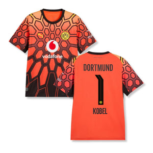 BVB BORUSSIA DORTMUND Trikot Torwart Herren orange 26 / 27 - KOBEL 1 - sportiger.de