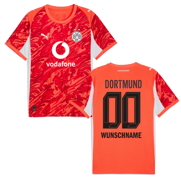 BVB BORUSSIA DORTMUND Trikot Torwart Herren rot 25 / 26 - sportiger.de