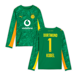 BVB BORUSSIA DORTMUND Trikot Torwart Kinder grün 25 / 26 - KOBEL 1 - sportiger.de