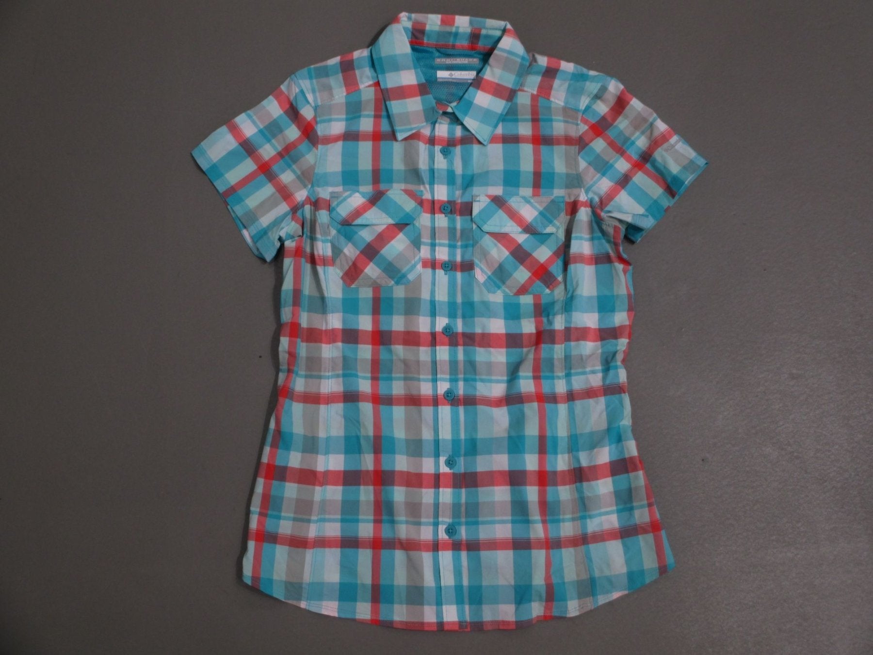 columbia SATURDAY TRAIL III PLAID Hemd Frauen türkis - sportiger.de