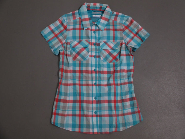 columbia SATURDAY TRAIL III PLAID Hemd Frauen türkis - sportiger.de