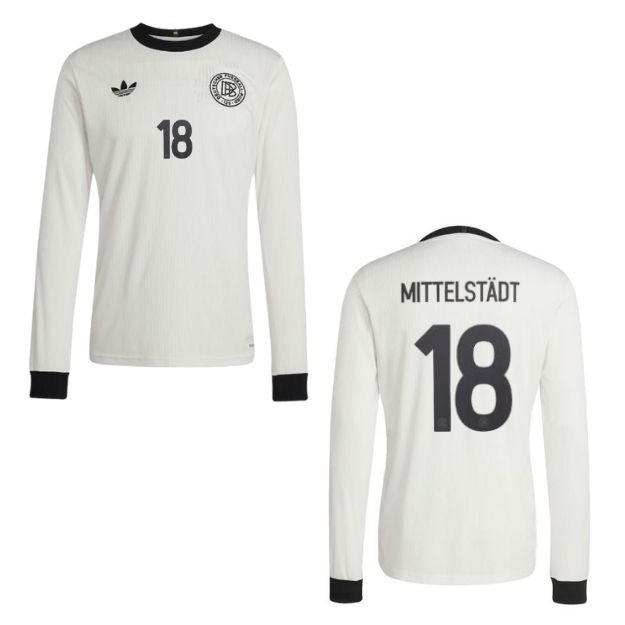 DFB DEUTSCHLAND 125 JAHRE Trikot Home Herren Langarm 2025 - MITTELSTÄDT 18 - sportiger.de