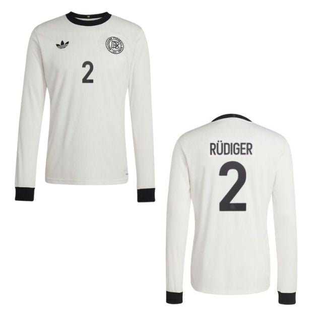 DFB DEUTSCHLAND 125 JAHRE Trikot Home Herren Langarm 2025 - RÜDIGER 2 - sportiger.de