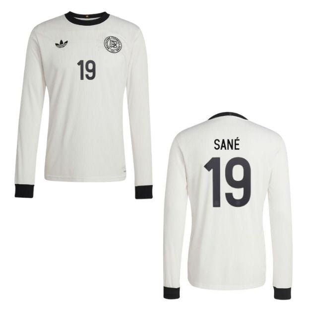 DFB DEUTSCHLAND 125 JAHRE Trikot Home Herren Langarm 2025 - SANÉ 19 - sportiger.de