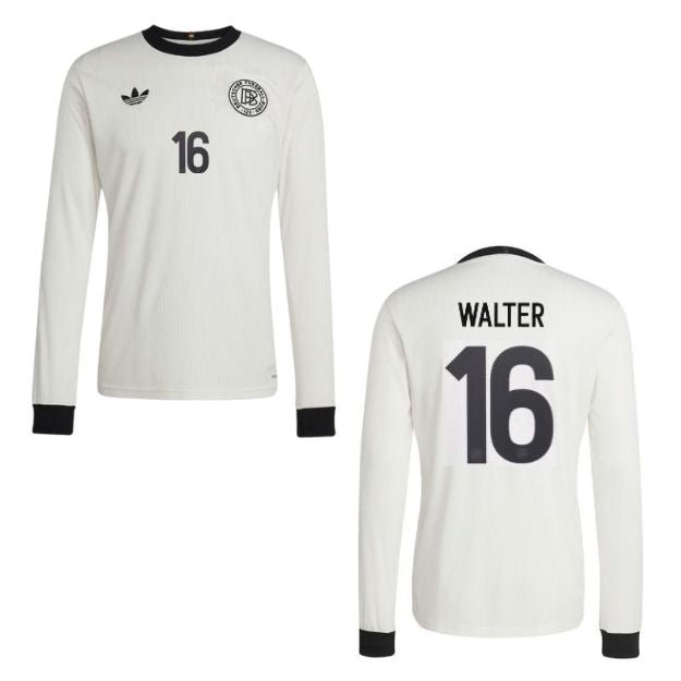 DFB DEUTSCHLAND 125 JAHRE Trikot Home Herren Langarm 2025 - WALTER 16 (Legend) - sportiger.de