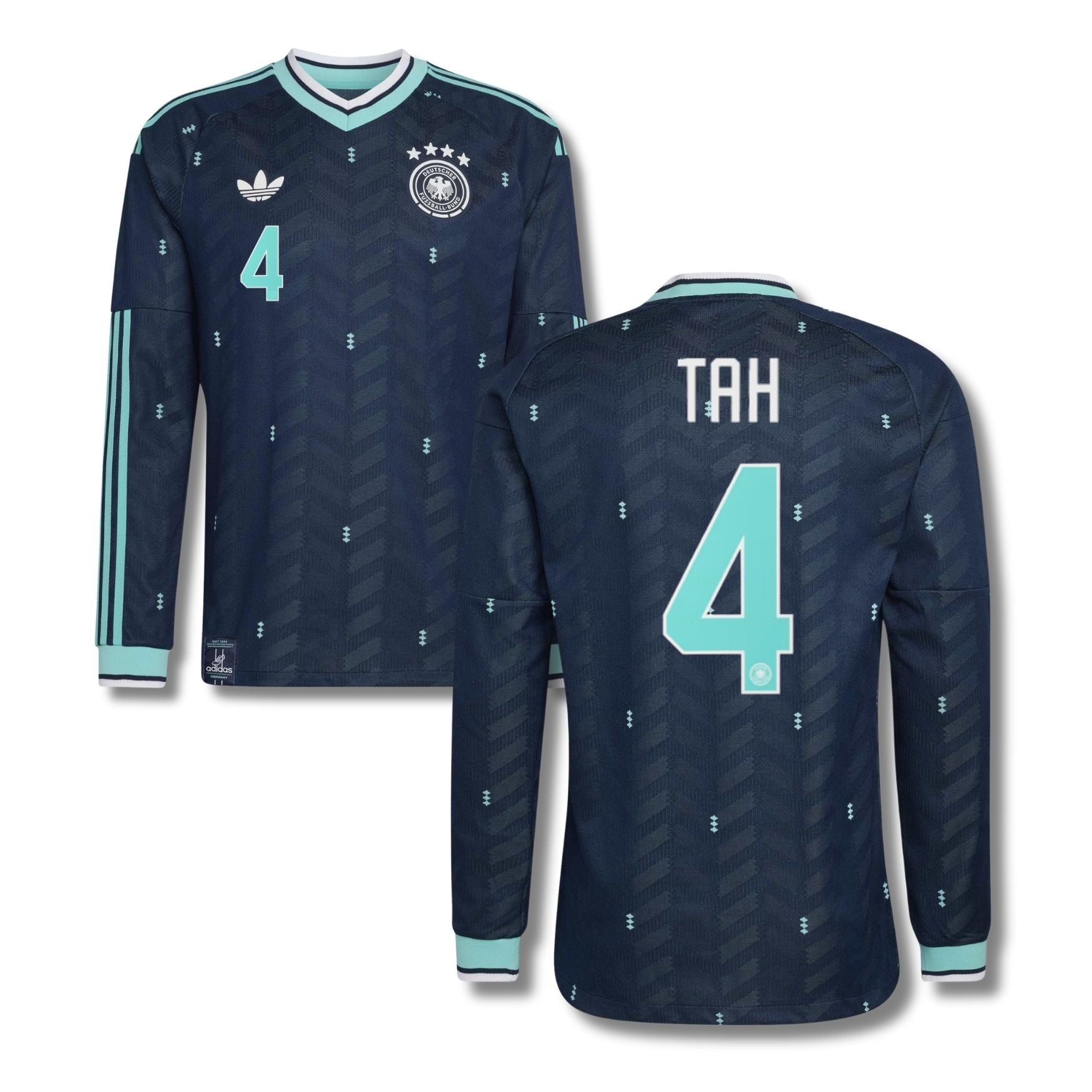 DFB DEUTSCHLAND AUTHENTIC Trikot Away Herren langarm WM 2026 - TAH 4 - sportiger.de