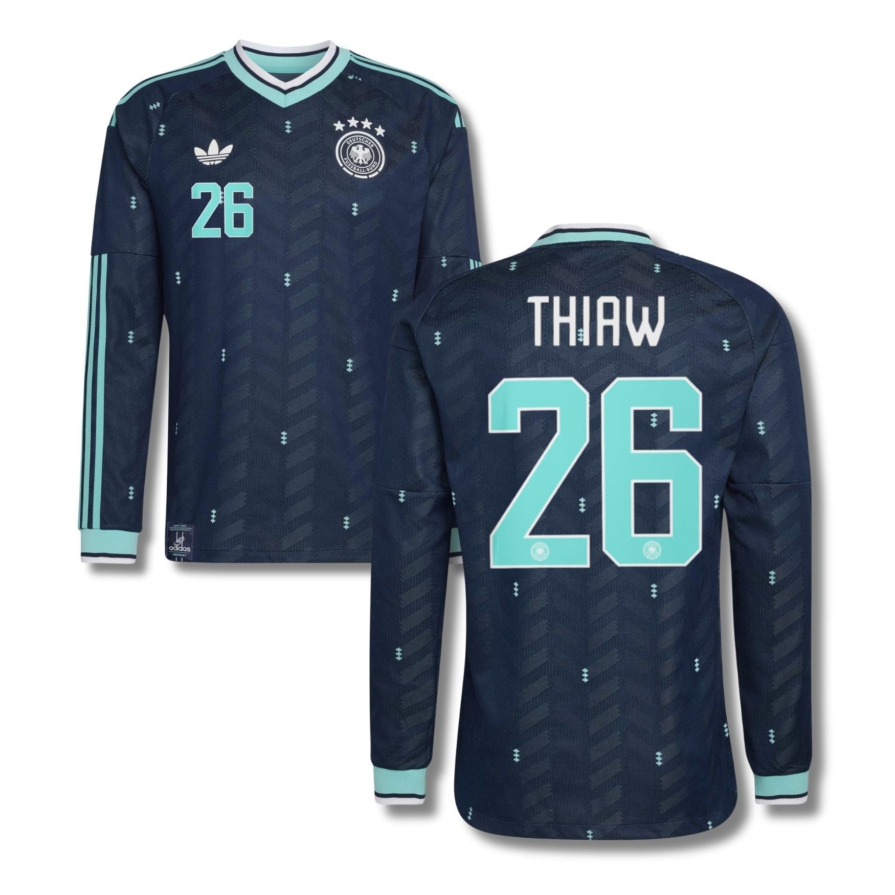 DFB DEUTSCHLAND AUTHENTIC Trikot Away Herren langarm WM 2026 - THIAW 26 - sportiger.de