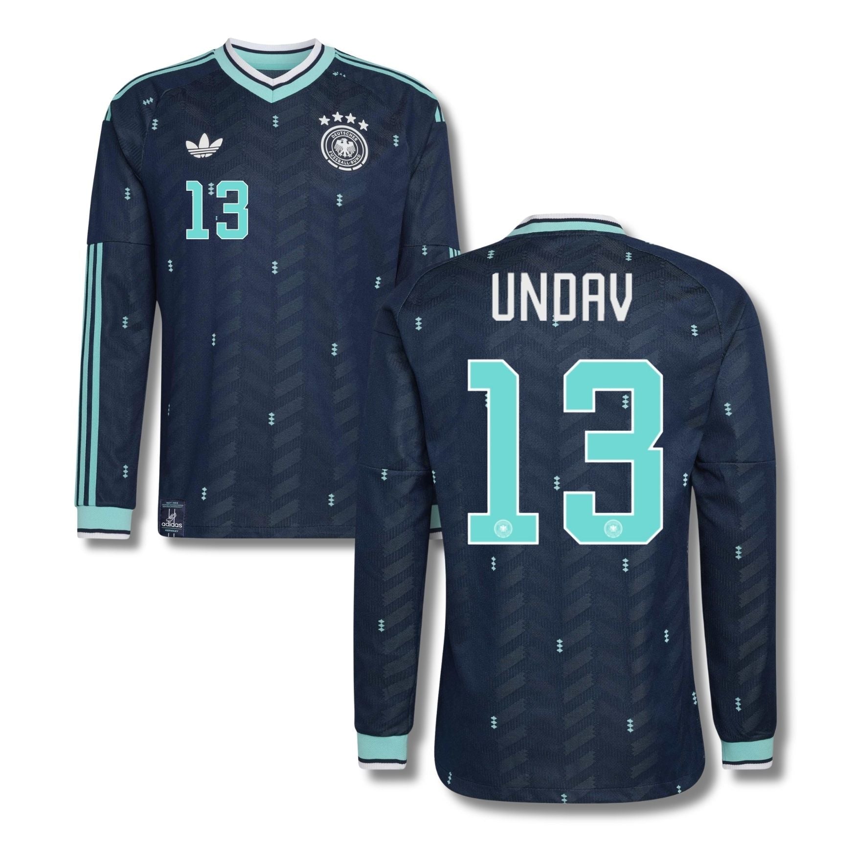 DFB DEUTSCHLAND AUTHENTIC Trikot Away Herren langarm WM 2026 - UNDAV 13 - sportiger.de