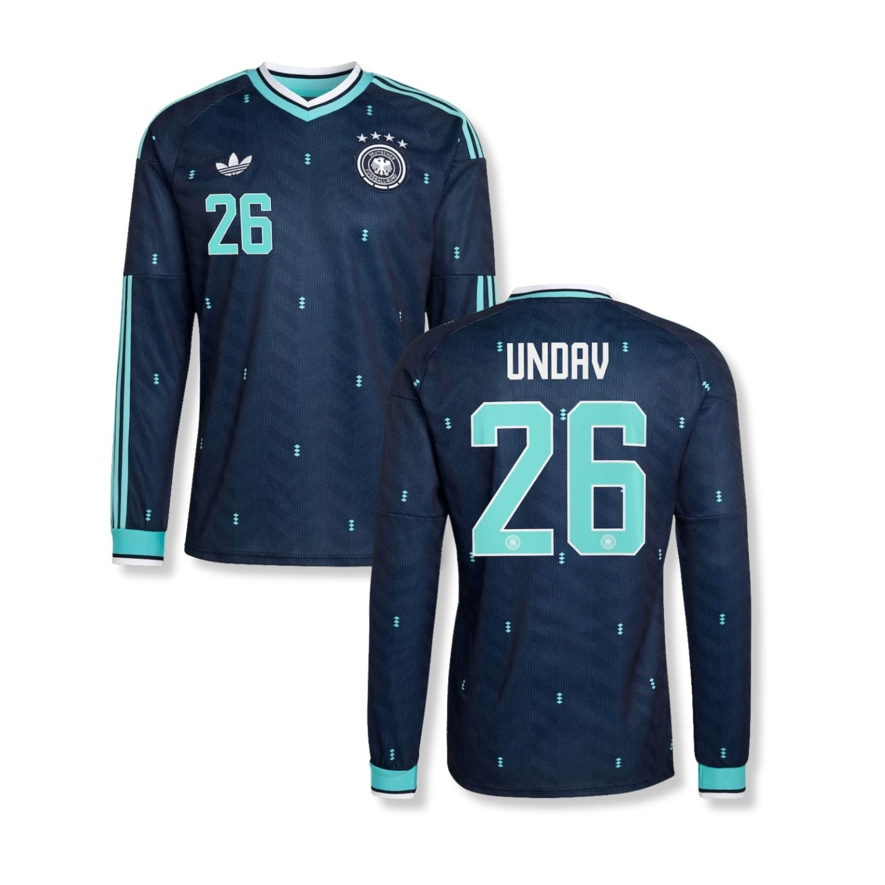 DFB DEUTSCHLAND AUTHENTIC Trikot Away Herren langarm WM 2026 - UNDAV 26 - sportiger.de
