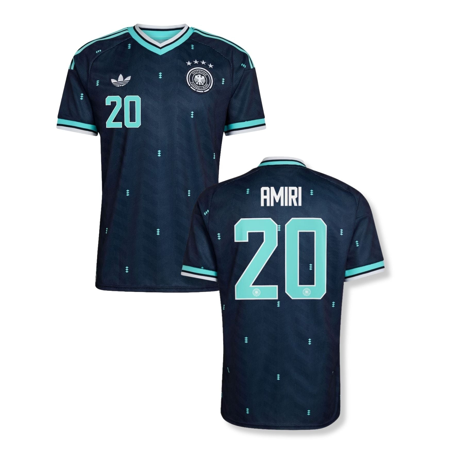 DFB DEUTSCHLAND AUTHENTIC Trikot Away Herren WM 2026 - AMIRI 20 - sportiger.de